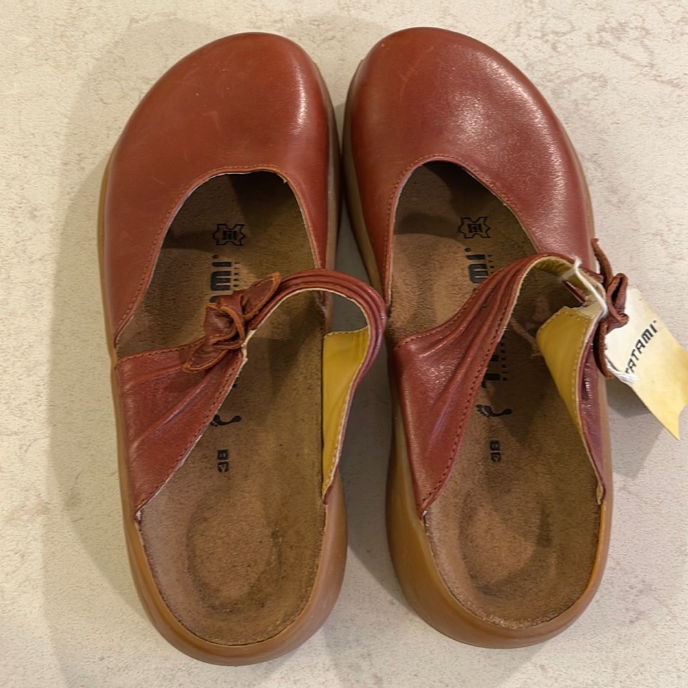 Birkenstock tatami clog, size 38 Slip On Sandals brown